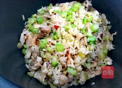 松茸芥兰排骨饭的做法图解11