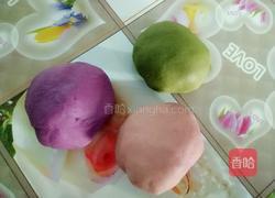 彩虹渐变蛋黄酥(无需揉出膜）的做法图解5