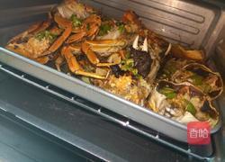 蒜蓉青椒烤毛蟹的做法图解6