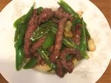 蚝油杭椒牛柳