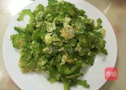 苦瓜炒蛋的做法图解6