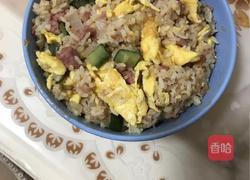 黄瓜火腿蛋炒饭的做法图解7