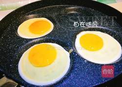 煎蛋汉堡的做法图解3
