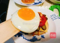 煎蛋汉堡的做法图解8