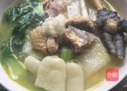 竹荪草芽炖鸡汤的做法图解9