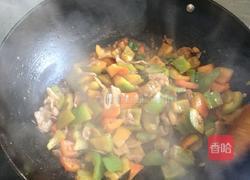 柿子椒土豆炒肉片的做法图解7