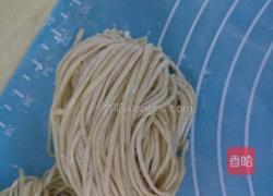 紫薯面 虾籽蛋面的做法图解7