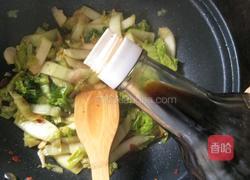 醋溜长白菜的做法图解7