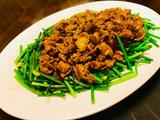 香炒韭菜花牛肉
