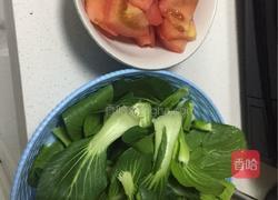 青菜番茄蛋汤的做法图解1