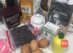 可可蜜豆蛋糕卷的做法图解1