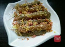 清蒸蒜香皮皮虾的做法图解6