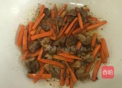蒜薹炒肉的做法图解3