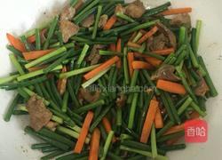 蒜薹炒肉的做法图解4