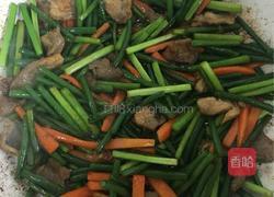 蒜薹炒肉的做法图解5