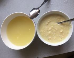 打印婴儿辅食-小米粥拌米粉的做法