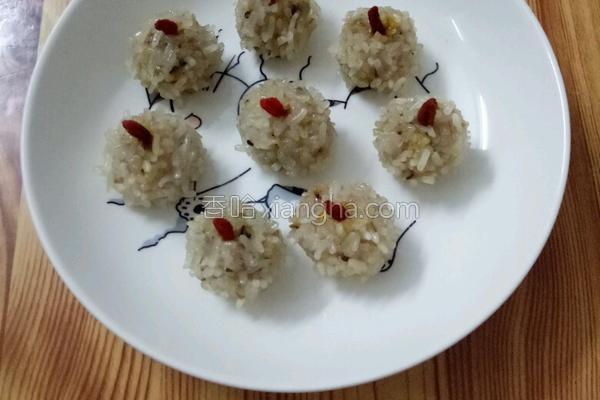 糯米丸子的做法