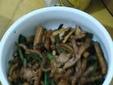 香干炒肉丝