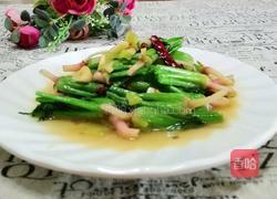 烧菠菜根的做法图解6
