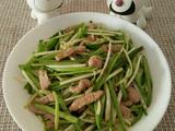 蒜苗炒肉