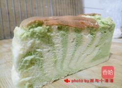 青汁斑马纹蛋糕的做法图解13