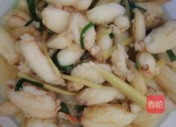 清炒蟹脚肉的做法图解5