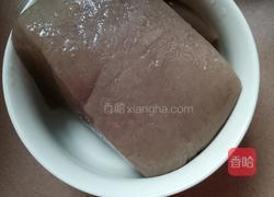 酸豆角焖魔芋的做法图解1