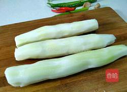 凉拌棒菜丝的做法图解2