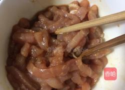 西兰花炒肉的做法图解4