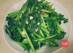 爆炒油菜的做法图解4
