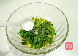 菠菜鸡蛋饼的做法图解8