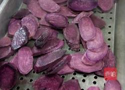金砂紫薯卷的做法图解1