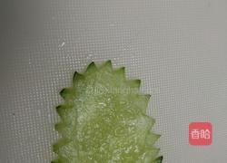 黄瓜圣诞树的做法图解3