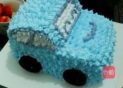 小汽车蛋糕（八寸）的做法图解11