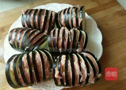 茄子酿肉的做法图解3