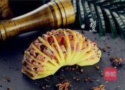 风琴土豆：好吃易做的新手装逼级小吃的做法图解8