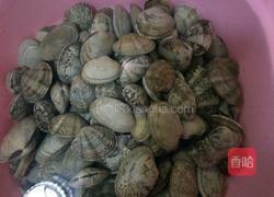 炒花甲的做法图解1