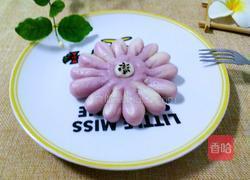 紫薯花馒头的做法图解18