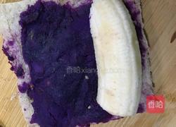 紫薯香蕉面包的做法图解4