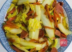 小炒娃娃菜的做法图解5
