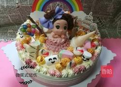 迷糊娃娃的零食世界生日蛋糕的做法图解13