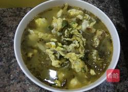雪菜鸡蛋面的做法图解6