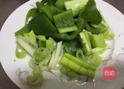 青椒茄子块的做法图解2