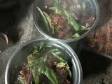 农家柴火清炒腊肠