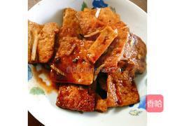 煎可口豆腐的做法图解6