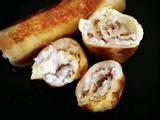 鱼肉夹心鸡蛋吐司卷