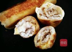 鱼肉夹心鸡蛋吐司卷的做法图解11