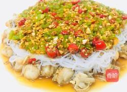 蒜蓉粉丝蒸扇贝肉的做法图解8