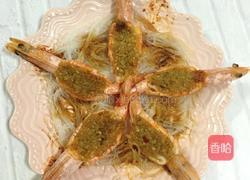 粉丝蒜蓉开背虾的做法图解8