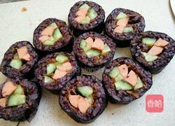 黑米寿司的做法图解11